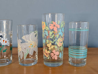 You choose! Orphan vintage glassware