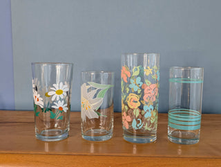 You choose! Orphan vintage glassware