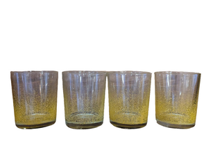 Set of 4: Yellow gradient Rocks Glasses
