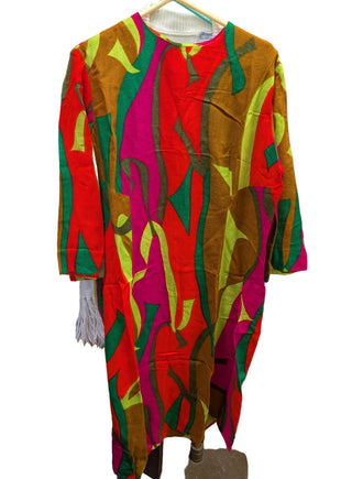 Bold colored mod vintage dress - Artful Accumulator Boutique Vintage