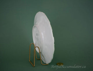 3d plate: two pears, green leafs -  - #tag1# - #tag2# - #tag3# - #tag4# - the Artful Accumulator's Vintage Boutique