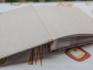 Arts & Botanical Photo Album, two 4x6 photos per page with space for captions, paper cover, gold stamping, holds 200 photos -  - #tag1# - #tag2# - #tag3# - #tag4# - the Artful Accumulator's Vintage Boutique