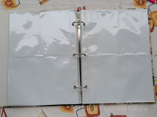 Floral Specimen 3 ring binder with photo pages, green binding -  - #tag1# - #tag2# - #tag3# - #tag4# - the Artful Accumulator's Vintage Boutique