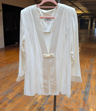 Creamy wedding jacket vintage