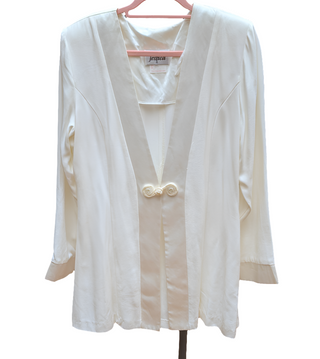 Creamy wedding jacket vintage