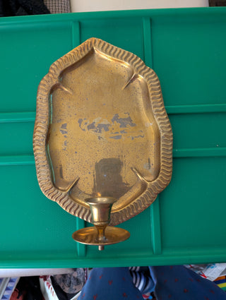 Ensemble d'appliques murales, métal couleur laiton, lot de 2