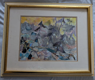 Artwork: Collaged Winter Scene (Horz) original