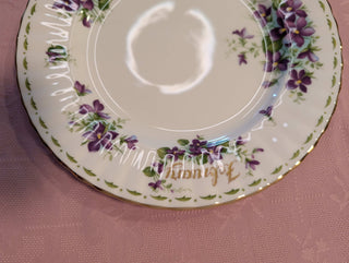 February, flower of the month, decorative plate