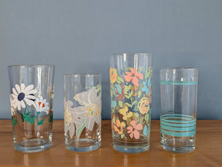 You choose! Orphan vintage glassware