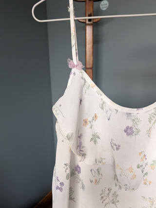Floral slip nightie by Maison Christine - Artful Accumulator Boutique Vintage