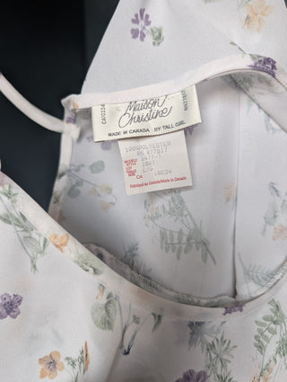 Floral slip nightie by Maison Christine - Artful Accumulator Boutique Vintage