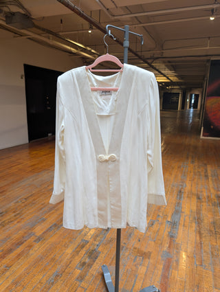 Creamy wedding jacket vintage