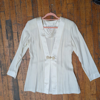 Creamy wedding jacket vintage