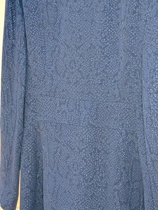 Blazer noir texturé à boutons, brodé de fleurs, fabriqué en France