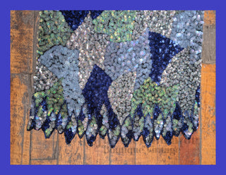 Dazzling sequin-covered party dress in sapphire, light green, silver, and dusty blue - extra small - Artful Accumulator Boutique Vintage