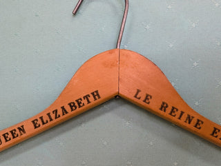 Wooden hotel hanger THE QUEEN ELIZABETH  LE REINE ELIZABETH in Montréal Quebec Canada