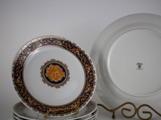 Set of 6 dessert plates, one cake plate -  - #tag1# - #tag2# - #tag3# - #tag4# - the Artful Accumulator's Vintage Boutique
