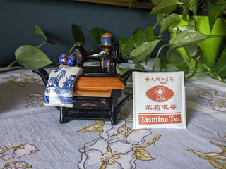 "Sewing Machine Mini Tea Pot" by Cardew Designs -  - #tag1# - #tag2# - #tag3# - #tag4# - the Artful Accumulator's Vintage Boutique
