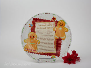 Christmas cookie plates - French Language -  - #tag1# - #tag2# - #tag3# - #tag4# - the Artful Accumulator's Vintage Boutique