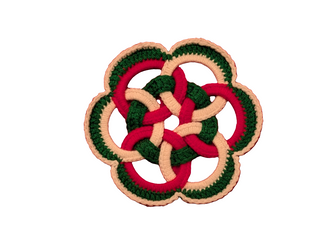 Yarn and Plastic Canvas Holiday Color Creation - Artful Accumulator Boutique Vintage