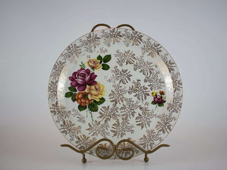 oversized floral gold decals and red & yellow roses -  - #tag1# - #tag2# - #tag3# - #tag4# - the Artful Accumulator's Vintage Boutique