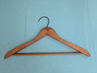 B&B Clothes Shop, wooden clothing hanger, Jamaica, NY